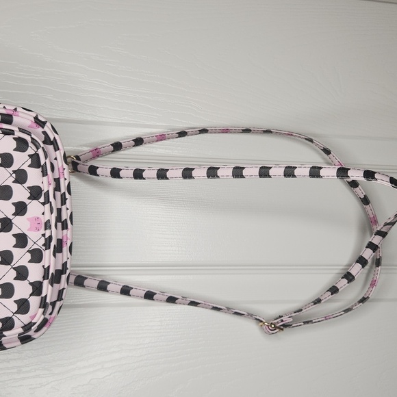 Under One Sky Cat Pink/Black Goldtone Hardware Backpack - Picture 3 of 8